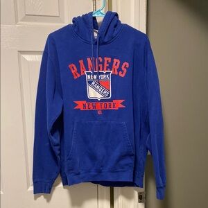 Royal Blue New York Rangers Hoodie